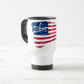 Mug De Voyage Athée américain (Devant gauche)