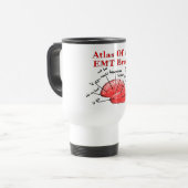 Mug De Voyage Atlas d'un cerveau d'EMT (Devant gauche)