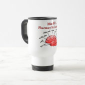 Mug De Voyage Atlas d'un cerveau d'étudiant de pharmacie (Devant gauche)
