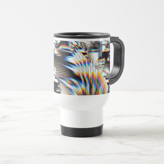 Mug De Voyage Attaque arc-en-ciel (Devant droit)