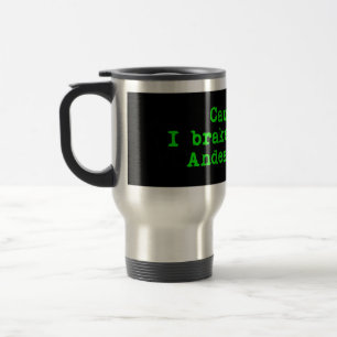 Mug De Voyage Attention, Je Frappe Pour Le Loup Des Andes