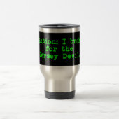Mug De Voyage Attention Je Freine Pour Le Diable Jersey (Centre)
