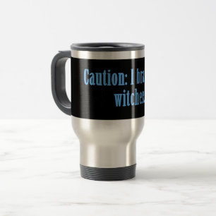 Mug De Voyage Attention Je Freins Pour Les Sorcières
