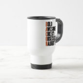 Mug De Voyage Attitude de Bacon (Devant droit)
