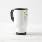 Mug De Voyage Attrape-rêves--Turquoise Bleu (Devant gauche)