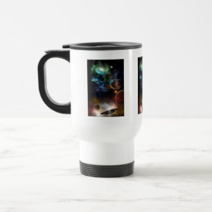 Mug De Voyage Au-delà de l'espace et du temps L'art fractal
