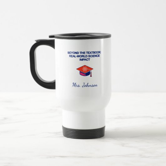 Mug De Voyage Au-delà du manuel : l'impact des sciences dans le (Gauche)