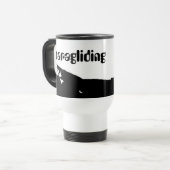 Mug De Voyage au-dessus des nuages, parapentisme (Devant gauche)