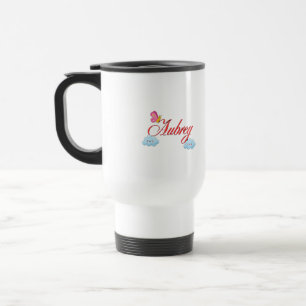 Mug De Voyage Aubrey avec papillon et nuages
