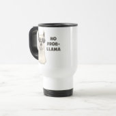 Mug De Voyage Aucun lama de problème (Devant gauche)