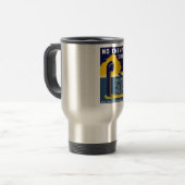 Mug De Voyage Aucun sous-marin ennemi n'osera l'ascenseur son (Devant gauche)