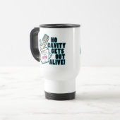 Mug De Voyage Aucune cavité ne sort vivant (Devant gauche)