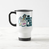 Mug De Voyage Aucune cavité ne sort vivant (Gauche)