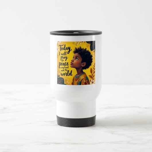 Mug De Voyage Aujourd'hui, je louerai Dieu (Centre)