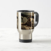 Mug De Voyage Aussie Kangaroo Avion Pilote, (Devant droit)