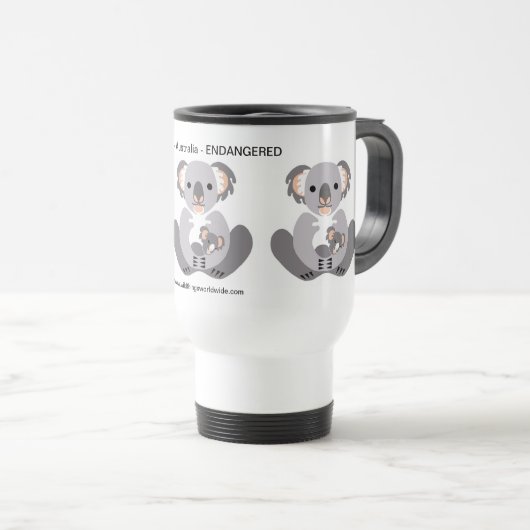 Mug De Voyage Australie - Cute KOALA - Nature - Faune (Devant droit)