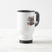 Mug De Voyage Auteur Je Transforme Le Café En Écriture De Romans (Devant droit)