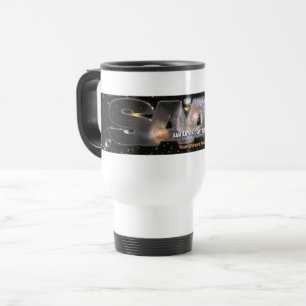 Mug De Voyage autocollant de logo SAAA
