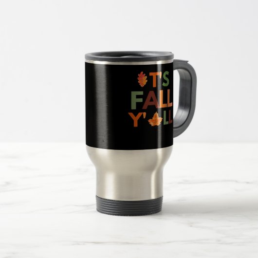 Mug De Voyage Automne Collection saison automne C’est automne Y’ (Devant droit)
