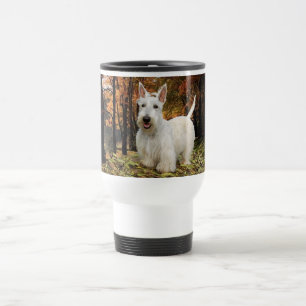 Mug De Voyage Automne de Wheaten Scottish Terrier