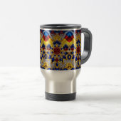 Mug de voyage avec des couleurs roumaines Design (Devant droit)