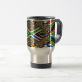 Mug de voyage avec des couleurs sud-africaines des (Devant droit)