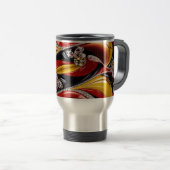 Mug de voyage avec design de couleurs belges (Devant droit)