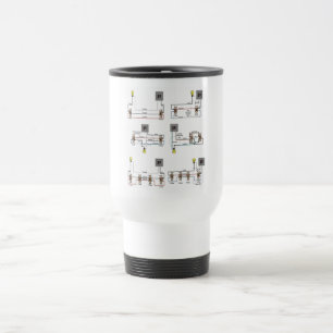 Mug de voyage avec Diagrammes de commutation pour