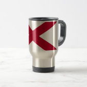Mug de voyage avec Drapeau Alabama Etat - USA (Devant droit)
