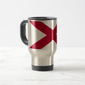 Mug de voyage avec Drapeau Alabama Etat - USA (Devant gauche)
