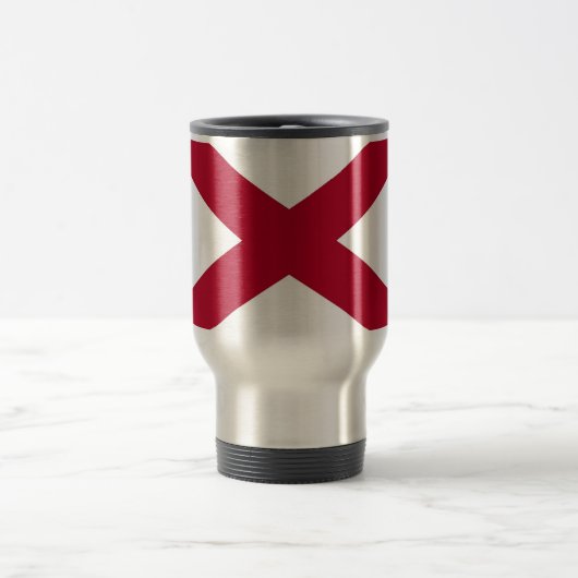 Mug de voyage avec Drapeau Alabama Etat - USA (Centre)