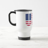 Mug de voyage avec drapeau américain en forme de c (Gauche)