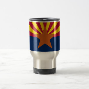 Mug de voyage avec Drapeau Arizona Etat - USA