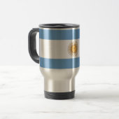 Mug de voyage avec Drapeau d'Argentine (Devant gauche)