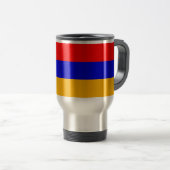 Mug de voyage avec Drapeau d'Arménie (Devant droit)