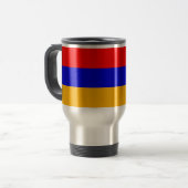 Mug de voyage avec Drapeau d'Arménie (Devant gauche)
