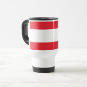 Mug de voyage avec Drapeau d'Autriche (Devant gauche)