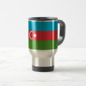 Mug de voyage avec Drapeau d'Azerbaïdjan (Devant droit)
