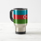 Mug de voyage avec Drapeau d'Azerbaïdjan (Devant gauche)