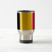 Mug de voyage avec Drapeau de Belgique