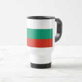 Mug de voyage avec Drapeau de Bulgarie (Devant droit)