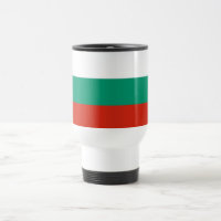 Mug de voyage avec Drapeau de Bulgarie