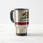 Mug de voyage avec Drapeau de Californie Etat - US (Devant gauche)