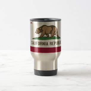 Mug de voyage avec Drapeau de Californie Etat - US
