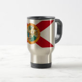 Mug de voyage avec Drapeau de Floride - USA (Devant droit)