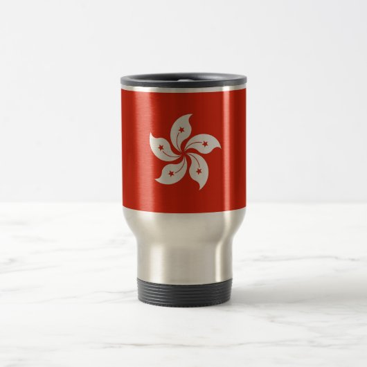 Mug de voyage avec Drapeau de Hong Kong, Chine (Centre)