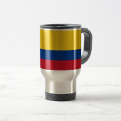 Mug de voyage avec drapeau de la Colombie (Devant droit)