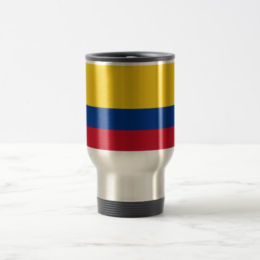 Mug de voyage avec drapeau de la Colombie (Centre)