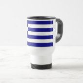 Mug de voyage avec drapeau de la Grèce (Devant droit)