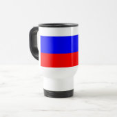 Mug de voyage avec drapeau de la Russie (Devant gauche)